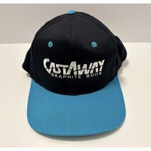 Vintage Castaway Baseball Cap Snapback Hat USA KC Pro Model OSFA